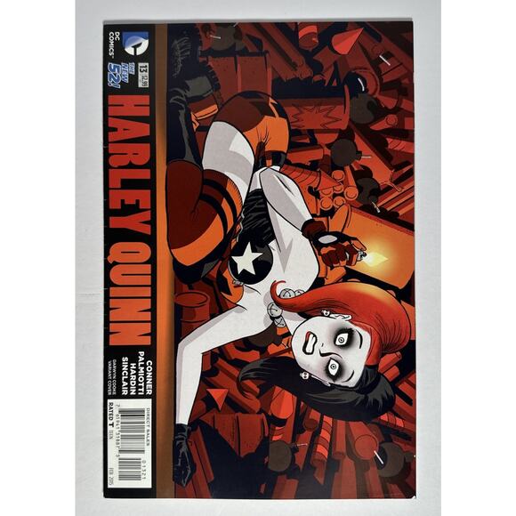 Harley Quinn The New 52! # 13 (2015, DC) 1st Print Darwyn Cook Variant - Picture 1 of 2